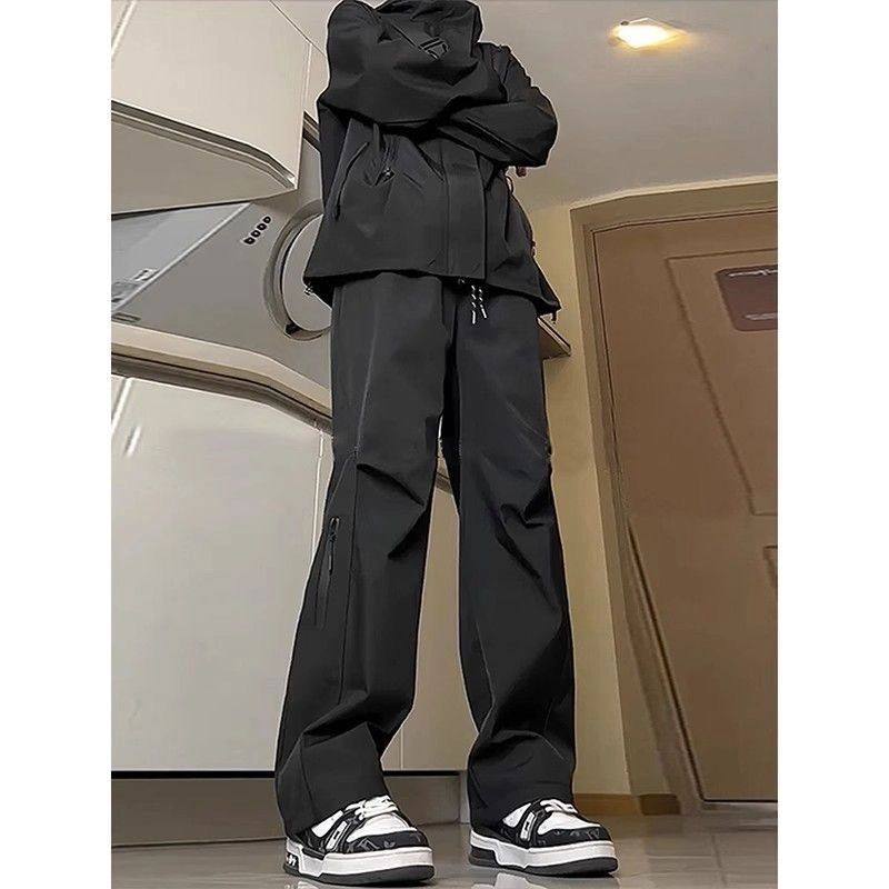 春秋新款美式机能冲锋衣外套男女款防风防水情侣夹克痞帅休闲套装,淘宝优惠券,粉丝福利购,淘宝优惠卷