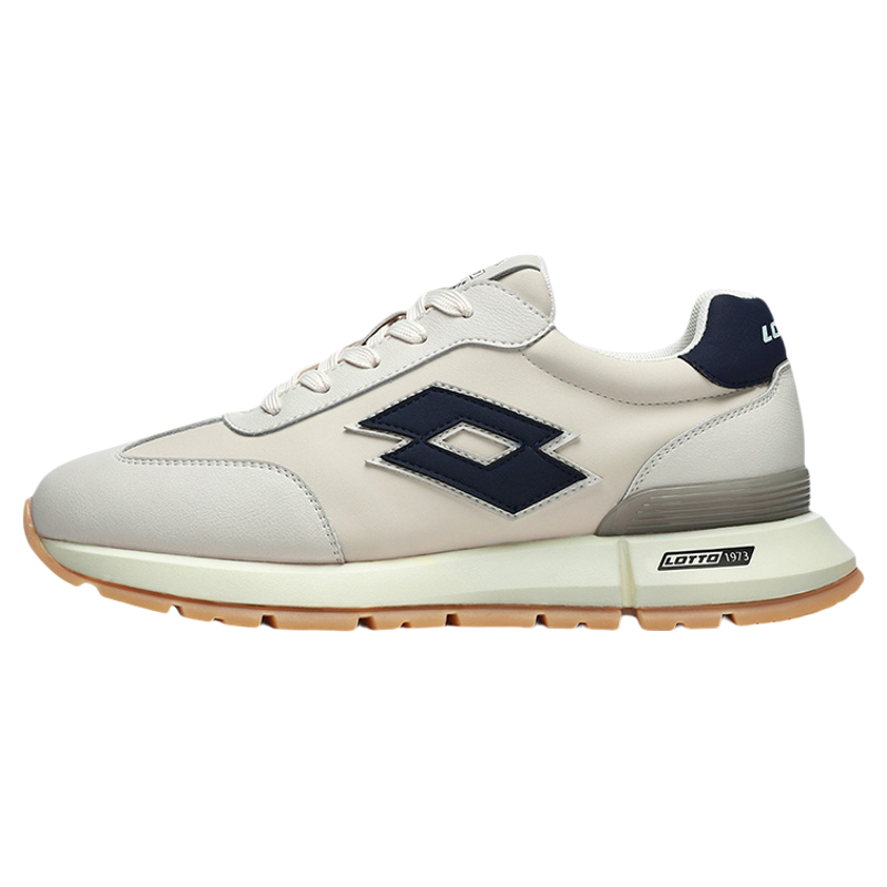 LOTTO/乐途真皮老爹鞋男百搭复古旅游鞋韩版休闲鞋运动风阿甘鞋女 - 图3