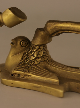 黄铜中式客厅马踏飞燕铜马书房