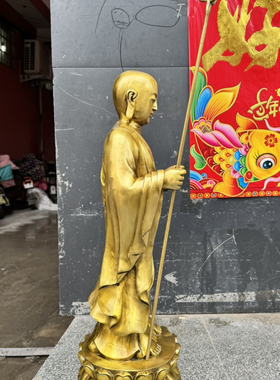 地藏王菩萨铜像摆件大号高60厘米