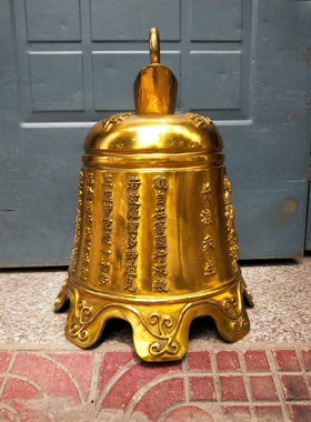 黄铜工厂厂房寺庙观音元宝平安钟