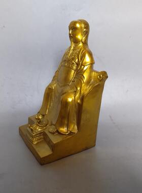 真武祖师爷玄天上帝铜像摆件家居