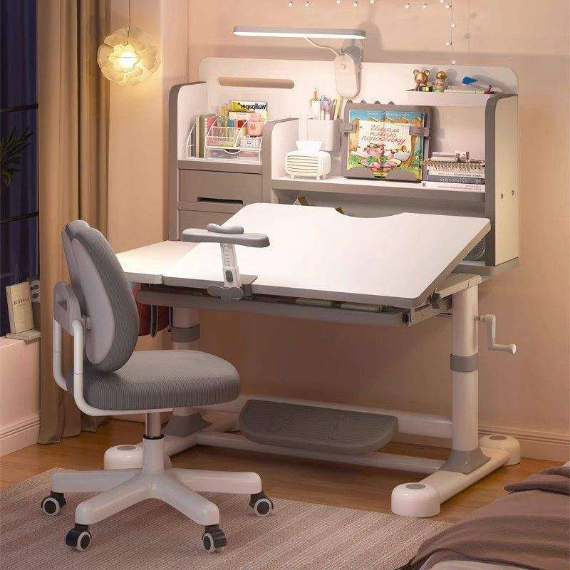 带灯套装坐姿家用矫正课桌椅子升降可学生写字桌儿童学习桌椅书桌,淘宝优惠券,粉丝福利购,淘宝优惠卷