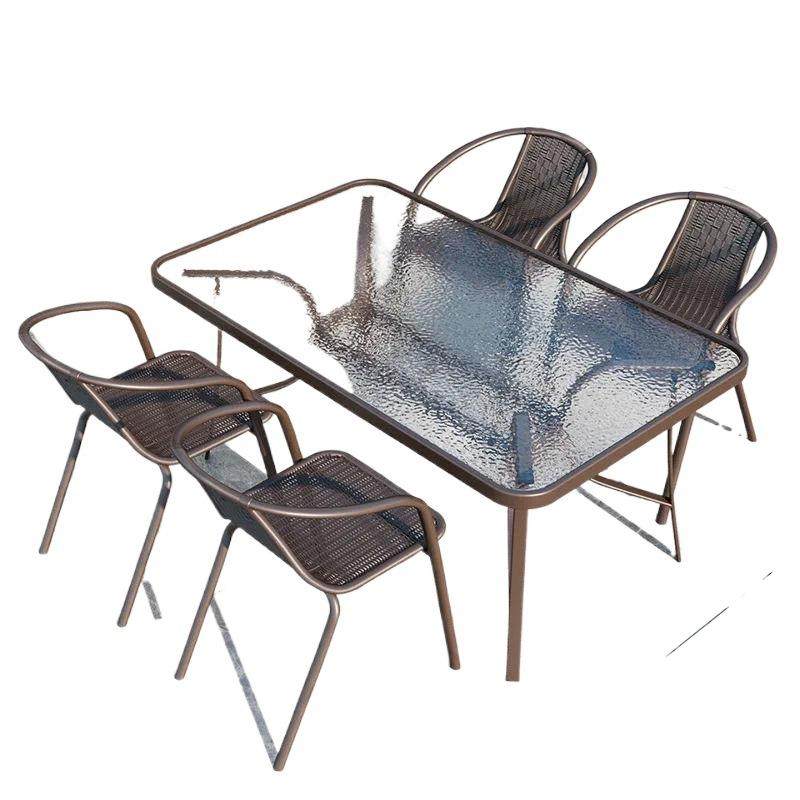 外桌椅阳台天桌椅套件花露园铁艺桌QAH椅室外庭院休闲带伞桌椅直,淘宝优惠券,粉丝福利购,淘宝优惠卷