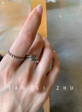 桃思竹绝美蛇骨镶钻轻奢