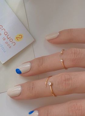 桃思竹925镀银戒指极细