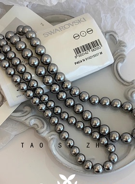 新款推荐灰色系珍珠项链