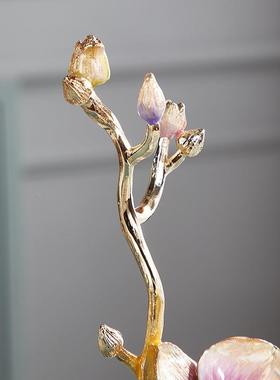 轻奢酒架摆件现代简M865奢华桌面饰约品家用客厅酒红创柜意装饰品