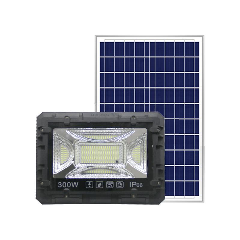 工程款充电式太阳能投光灯家用灯庭院户外室外广告工地超亮灯防水 - 图3