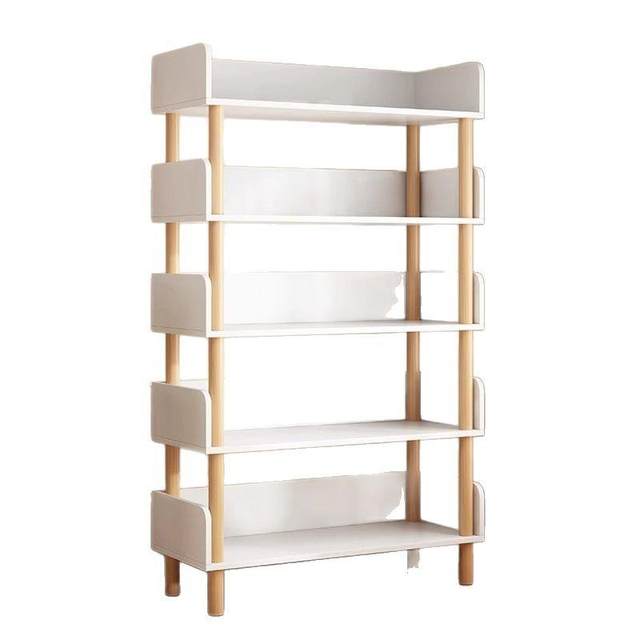 Simple bookshelf floor-standing storage rack Living room household cabinet storage multi-layer storage shelf Book reading rack
