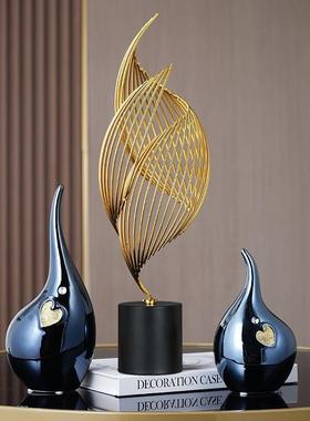 家居饰品现代简约北欧轻奢风客厅鞋电视柜酒柜玄关工艺礼品摆饰装