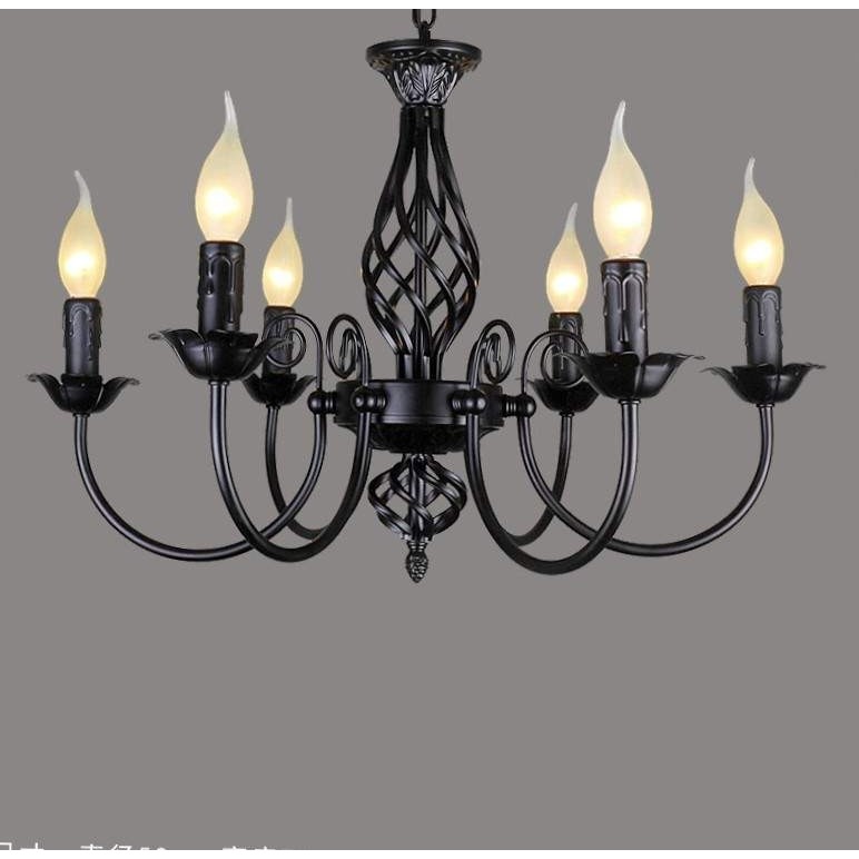 蜡烛吊灯美式简约复古灯具 厂家直销简欧家用餐厅卧室吊灯创意,淘宝优惠券,粉丝福利购,淘宝优惠卷