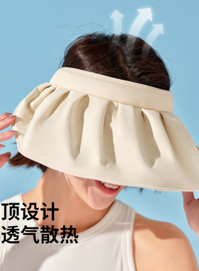 SkyPilot贝壳帽防晒帽女款防紫外线遮阳帽户外空顶太阳帽2026新款
