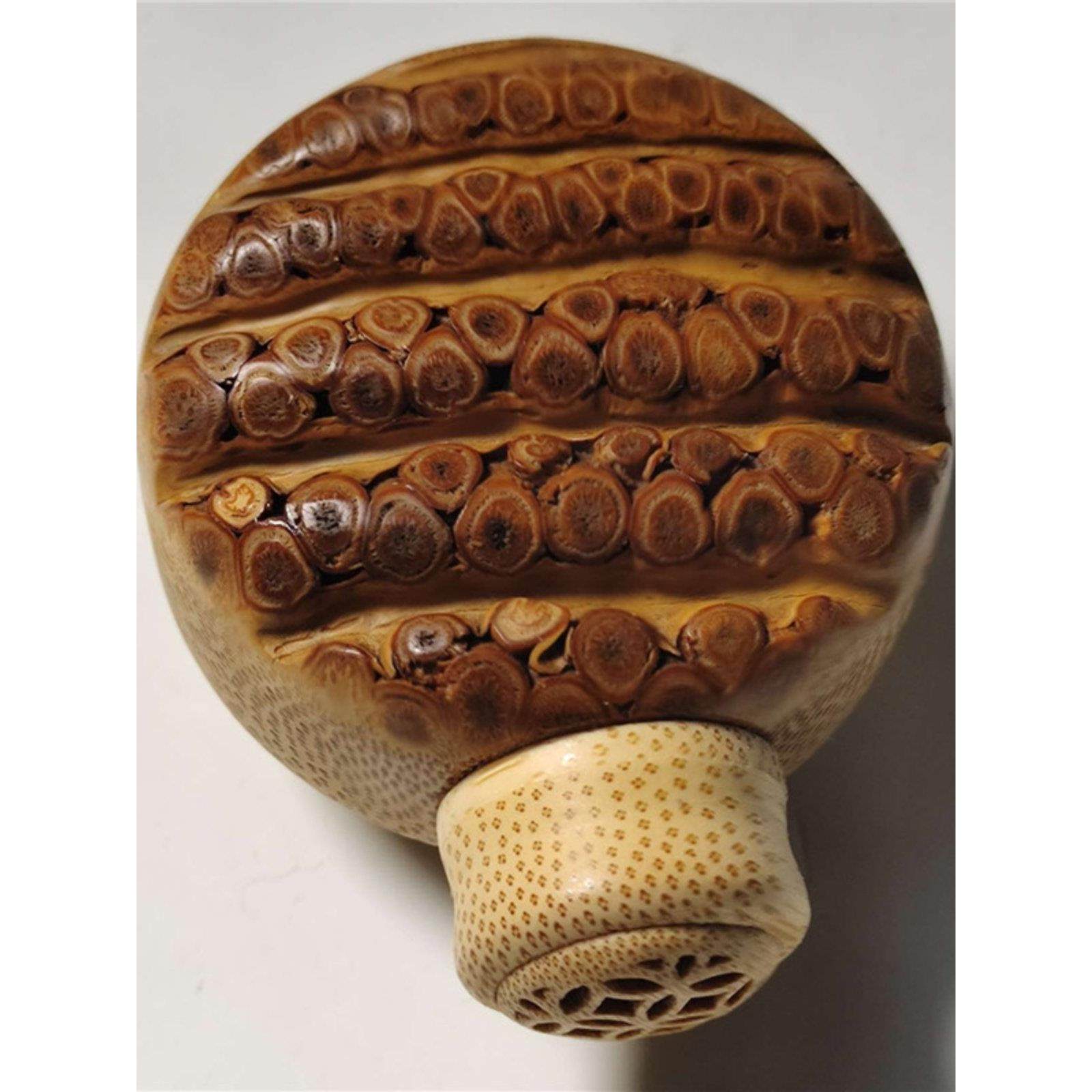 天然玉竹根雕刻文玩把玩件手工打磨满钉笔筒铃铛金蟾壶罐子香炉囊,淘宝优惠券,粉丝福利购,淘宝优惠卷