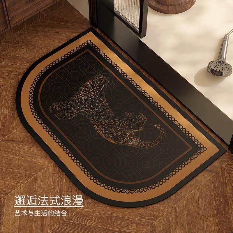 浴室门口地垫新中式国风硅藻泥吸水脚垫厕所入户门进门垫子古罗马,淘宝优惠券,粉丝福利购,淘宝优惠卷