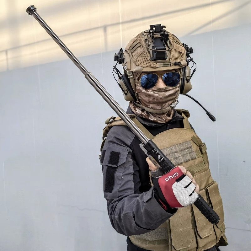 德国进口自动弹簧伸缩三节甩棍防身武器合法用品车载甩棒实心自卫,淘宝优惠券,粉丝福利购,淘宝优惠卷