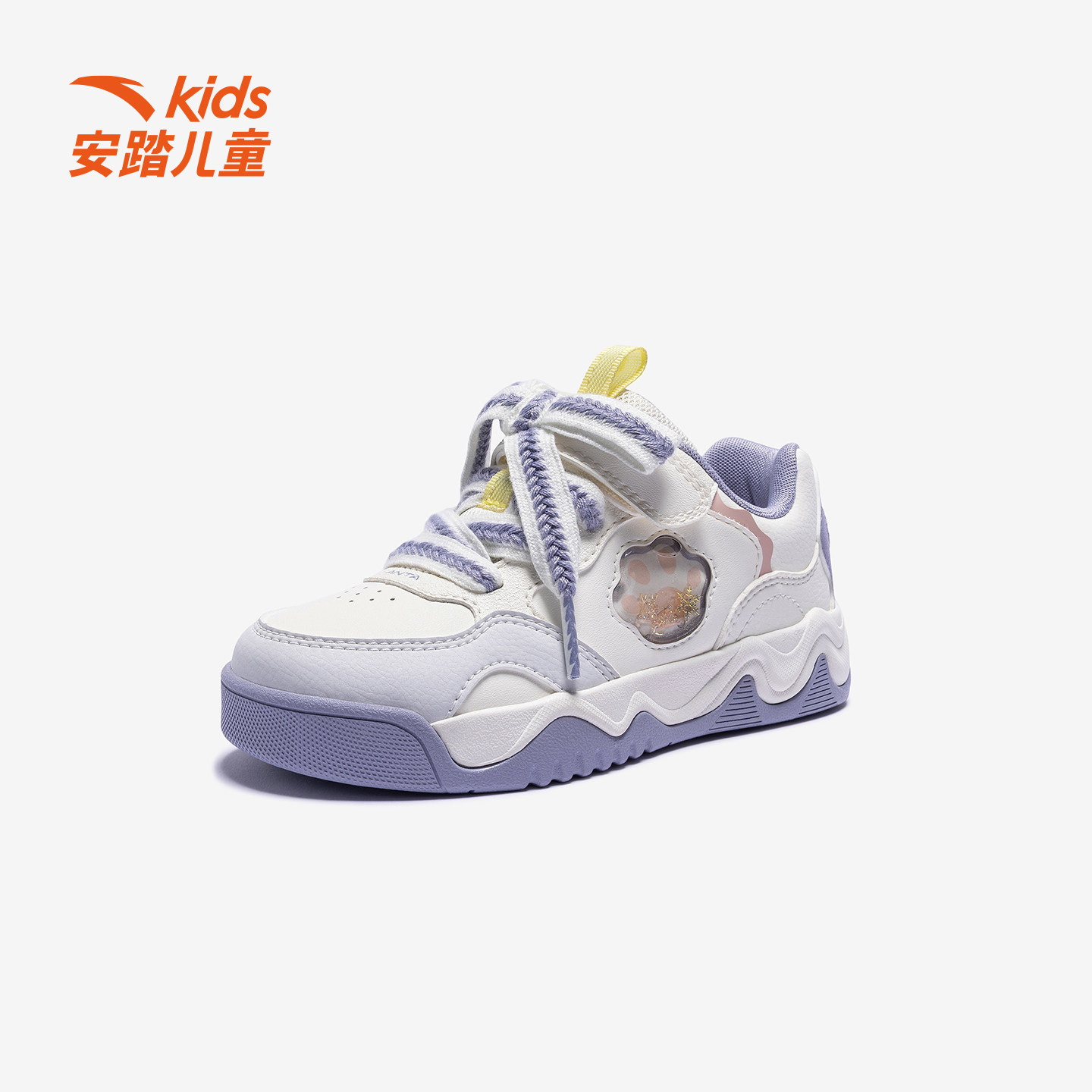 安踏儿童冬季新款女小童萌宠板鞋可爱百搭舒适防滑耐磨时尚日常,淘宝优惠券,粉丝福利购,淘宝优惠卷