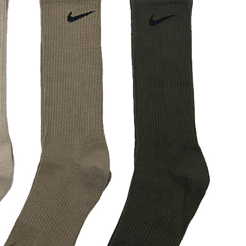 【自营】耐克男子U NK ED PLUS LTWT CREW 3PR 132袜子SX6891-915 - 图2
