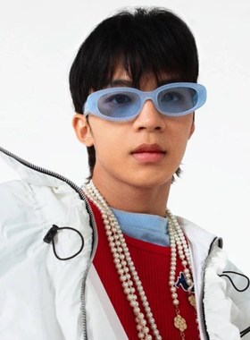 速发镜拍男街墨复古太镜大框眼睛202新款潮