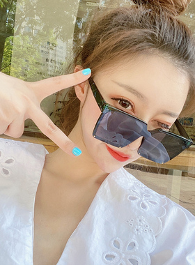 速发大框圆脸墨潮20镜0新款2方形遮防晒偏光太