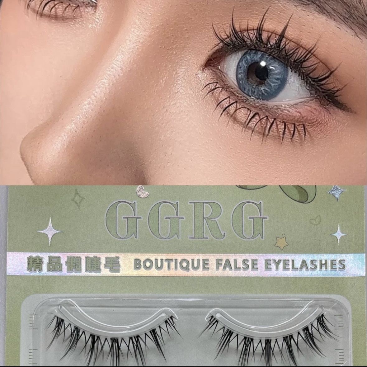 GGRG歌苒品牌睫毛化妆师爱用网感假睫毛浓颜系假睫毛X05 - 图3