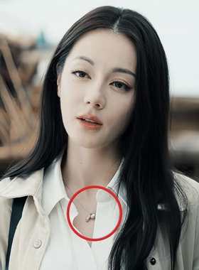 枭起青壤迪丽热巴同款好事发生项链小众精致百搭S925银新国潮礼物