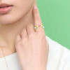 Baodeyi Youqiu Bing Cuju series plate buckle ring trendy dopamine birthday gift