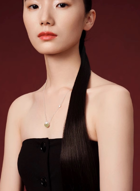 宝得意元宝蛇红玛瑙项链红色本命年礼物吊坠小众高级轻奢金色拉丝