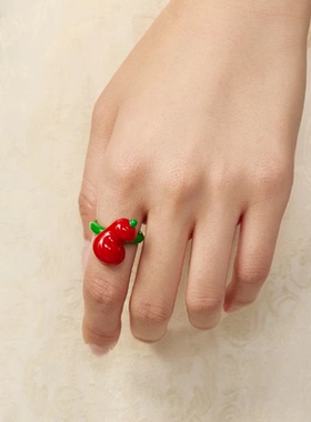 宝得意宝葫芦戒指女小众设计生日礼物复古高级女士首饰时尚精致