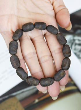 越南芽庄白奇楠沉香手串全沉水级