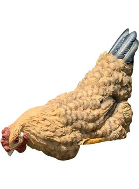 速发庭院休栏装饰创意名宿围闲农场场景花镜装饰户外动物花园鸡摆