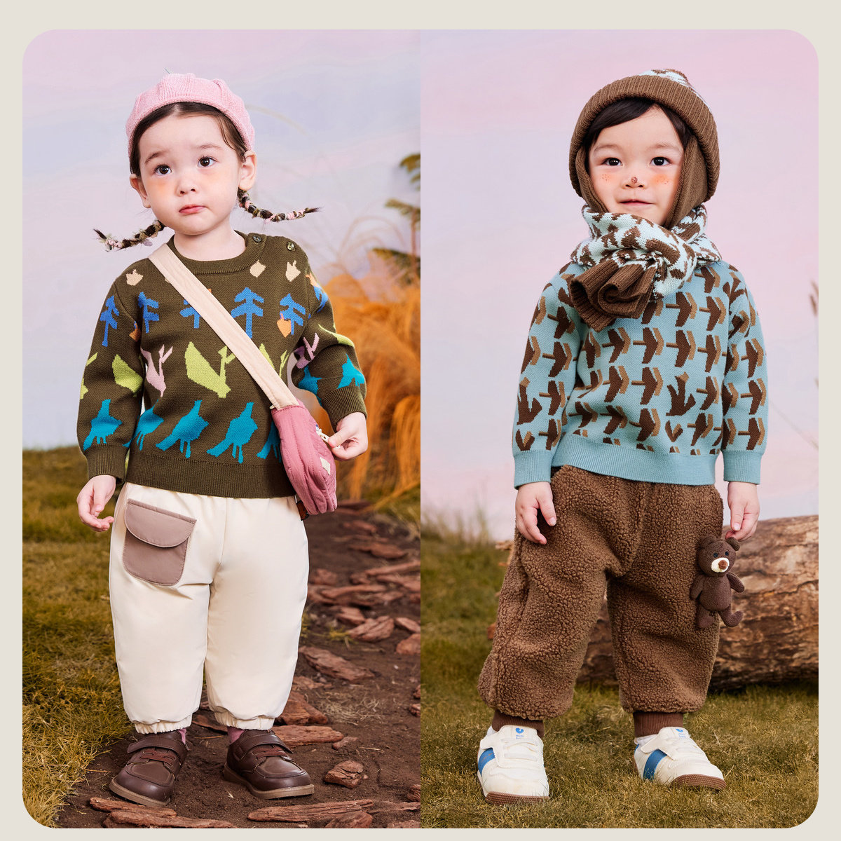 【亲肤毛衫】迷你巴拉巴拉男女童2025冬新品针织衫保暖毛衣,淘宝优惠券,粉丝福利购,淘宝优惠卷