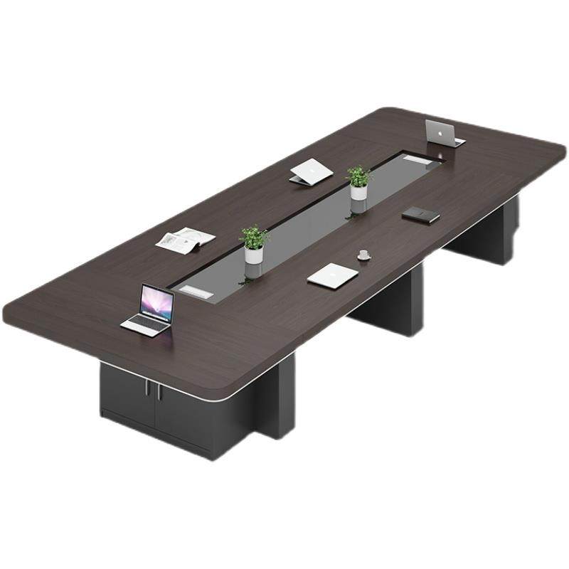 会议桌长桌长条桌子简约现代会议室办公桌椅组合大小型洽谈工作台