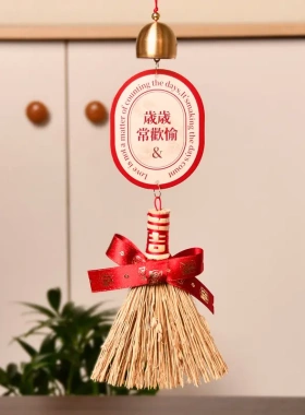 乔迁之喜门把手挂件新居布置装饰