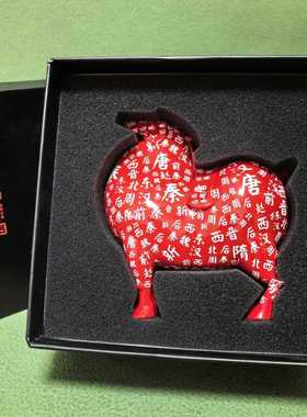 西安文创纪念品摆件唐富贵长安马树脂桌面装饰陕西特色礼品工艺品