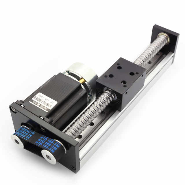 CBZ single linear rail return back fold left fold right fold linear ball screw slide table split module 1605 screw rod