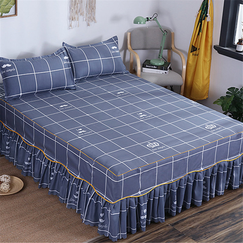 床罩床裙式床套2023年新款检阅单件防尘单独带裙边床单床笠,淘宝优惠券,粉丝福利购,淘宝优惠卷