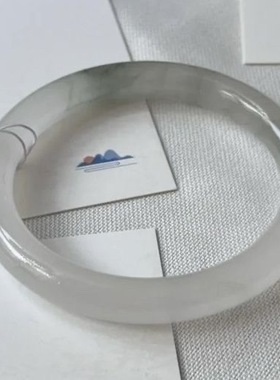 水墨丹青女手镯古风配饰贵妃镯