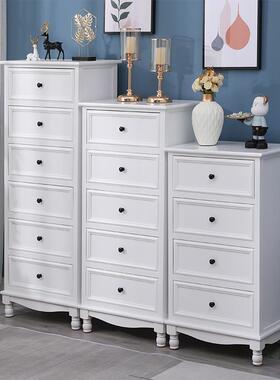 斗柜式F96SST55实木客厅卧室靠墙柜子收纳储物柜木柜质抽屉柜立美