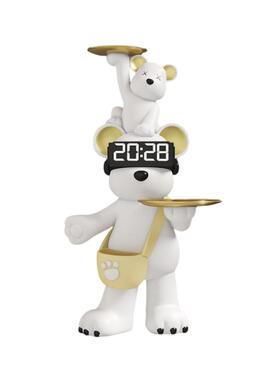 现代约创意客厅大落地托盘电边视型柜玄关沙发旁软装OJZ饰简品摆