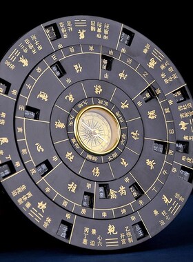 遁甲奇门罗盘奇门排盘工具活解多用转盘专业高精R度综合盘罗盘风