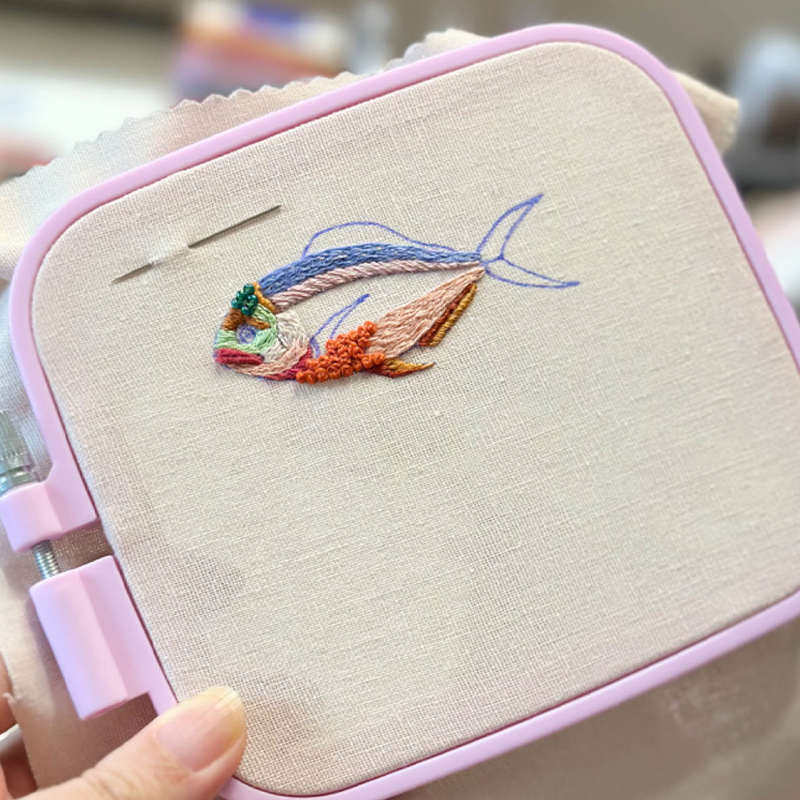 手工刺绣diy材料包多巴胺小鱼胸针四件套可变发夹送朋友闺蜜礼物,淘宝优惠券,粉丝福利购,淘宝优惠卷