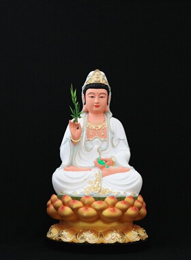 塑料杨柳枝玉净瓶观世音菩萨观音娘娘法器配件柳枝玉净瓶供奉摆件