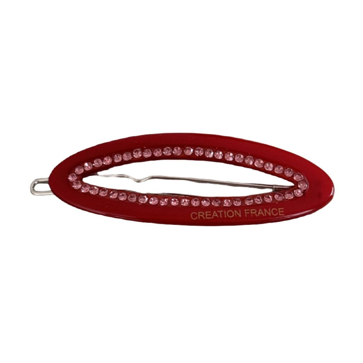 韩版椭圆镂空水钻边夹青蛙扣发卡简约气质刘海夹侧边夹醋酸发夹女,淘宝优惠券,粉丝福利购,淘宝优惠卷