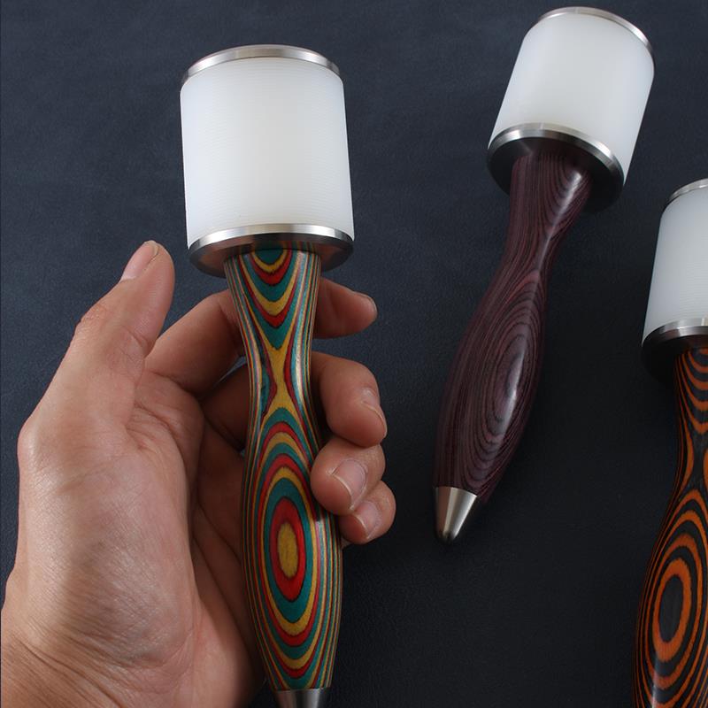 好锤自己会说话 彩木柄皮雕锤 尼龙锤 手工DIY皮革皮雕工具 4012 - 图1