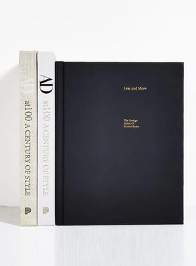 熙思布面可翻页黑白灰米组合简约现代风家居装饰书客厅酒店摆件书