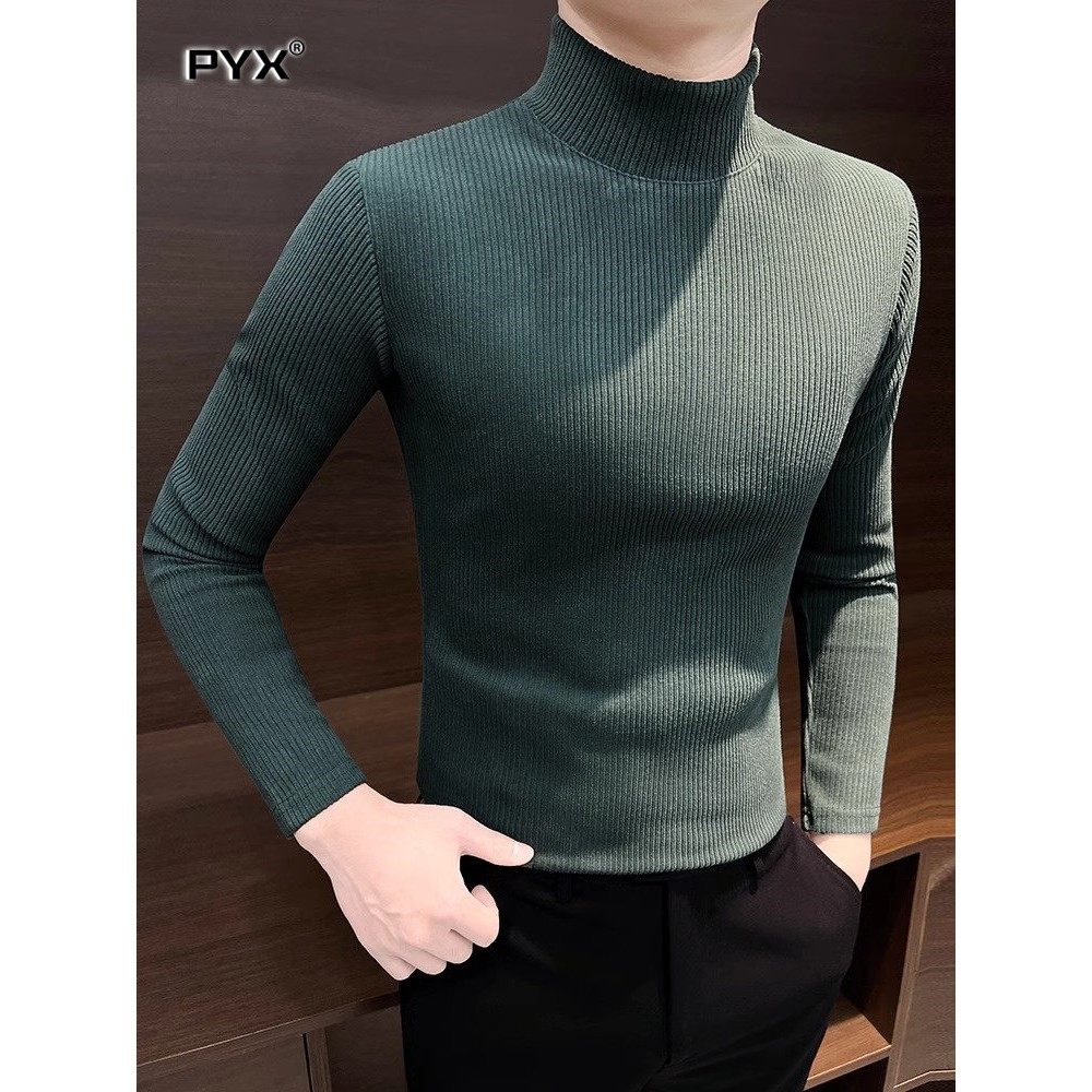 高底半高领针织衫男士秋冬底衫2025新款修身保暖针织衫男士上衣,淘宝优惠券,粉丝福利购,淘宝优惠卷