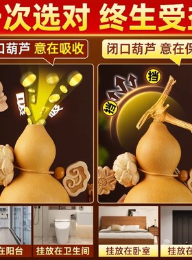 五帝钱葫芦挂件解决门对r门厕所问题化污为财玄关卧室客厅铜钱挂