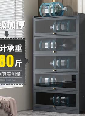 书架置物ZIX架落地收童桌面简易家用书儿柜靠墙防厅尘纳柜子客置