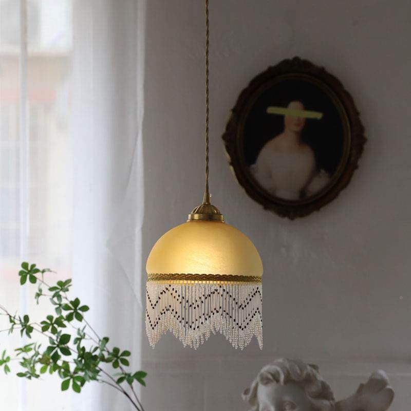 西洋古董式SM-D061玻璃流苏吊灯中古式卧法床室头飘美窗阳台灯,淘宝优惠券,粉丝福利购,淘宝优惠卷